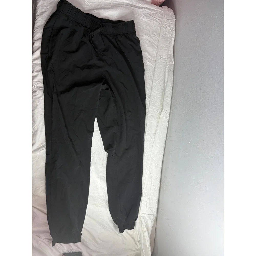 Athletic Works Kids Husky XL Black Jogger Pants Elastic Waist Drawstring